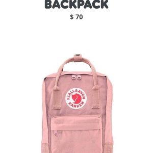 Swedish backpack mini pink